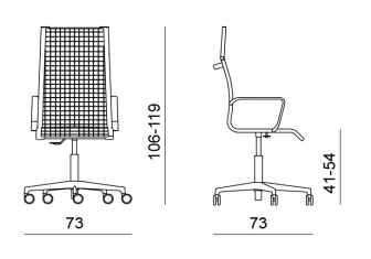 Кресло офисное на колесах-thumbs-Фото3