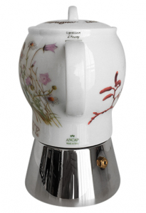 Кофеварка гейзерная Ancap Espressina Classic сталь, фарфор деколь Un Anno in Campagna Фото 5