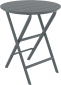 Стол пластиковый складной Siesta Contract Helen Folding Table Ø60 пластик темно-серый Фото 5