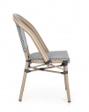 Стул металлический плетеный Garden Relax Silveira алюминий, искусственный ротанг кастель Фото 5