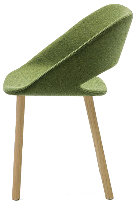 Кресло с обивкой Kabira Fabric 4WL
