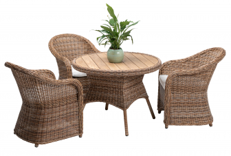 Комплект плетеной обеденной мебели-thumbs-Фото1