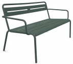 Скамейка металлическая садовая EMU Star сталь темно-зеленый Фото 1