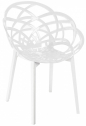 Кресло пластиковое PAPATYA Flora полипропилен, поликарбонат белый Фото 1