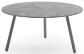 Столик кофейный Aurica Бора-Бора алюминий, керамогранит темно-серый Фото 1