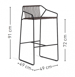 Кресло барное плетеное-thumbs-Фото3