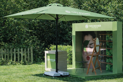 Зонт профессиональный 3х3 м THEUMBRELA SEMSIYE EVI Lux Telescopic алюминий, акрил Фото 11