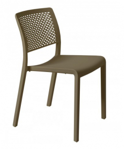 Стул пластиковый Resol Trama chair стеклопластик шоколад Фото 1