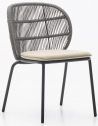 Стул плетеный с подушкой Vincent Sheppard Kodo алюминий, роуп, акрил Фото 1