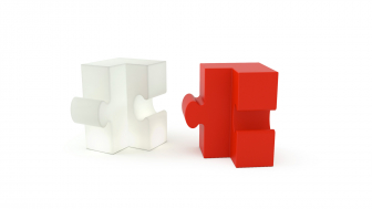 Фигура пластиковая Пазл Puzzle Corner Standard