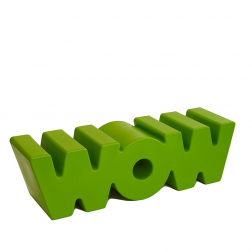 Скамья пластиковая дизайнерская Wow Standard