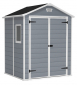 Сарай пластиковый Keter Manor 6x5 DD полипропилен серый, белый Фото 1