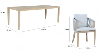 Комплект обеденной мебели на 8 персон-thumbs-Фото3