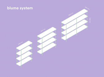 Стеллаж книжный Blume System