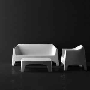 Диван пластиковый Vondom Solid Basic полипропилен белый Фото 5