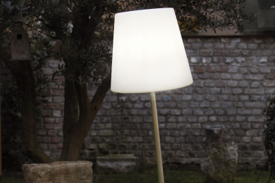 Торшер пластиковый SLIDE Fiaccola Ali Baba Lighting металл, полиэтилен белый Фото 8