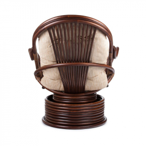 Кресло механическое Ecodesign Royal Rocker натуральный ротанг темный Фото 4