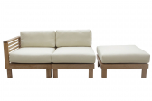 Модуль центральный с подушками Giardino Di Legno Saint Tropez  тик, акрил Фото 5