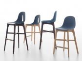 Стул полубарный пластиковый Chairs & More Gotham W-SG-65 бук, полиуретан Фото 6