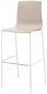 Стул барный пластиковый Scab Design Alice Barstool сталь, технополимер лен, тортора Фото 1