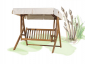 Качели садовые трехместные Amici Atos Rocking Bench ироко Фото 1