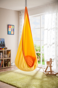 Кресло подвесное детское IM-Design Banana хлопок желтый, оранжевый Фото 1