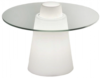 Столик пластиковый кофейный светящийся-thumbs-Фото1