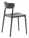 Стул деревянный PEDRALI Nemea алюминий, ясень, фанера черный ясень Фото 1