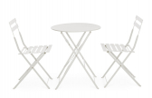 Комплект обеденной складной мебели Garden Relax Austin сталь белый Фото 4