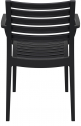 Кресло пластиковое Siesta Contract Artemis стеклопластик черный Фото 11
