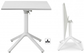 Стол пластиковый складной Scab Design Eco Folding алюминий, технополимер лен Фото 1