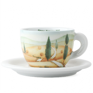 Кофейные пары для капучино Ancap Edex фарфор деколь Contrade Italiane Фото 8