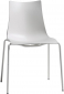 Стул пластиковый Scab Design Zebra Technopolymer 4 legs сталь, технополимер лен Фото 1
