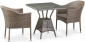 Комплект плетеной мебели Afina T706G/Y350G-W1289 2Pcs Pale искусственный ротанг, сталь палевый Фото 1