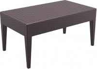 Столик пластиковый плетеный журнальный Miami Lounge Table