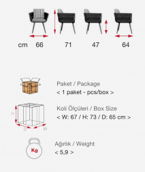 Кресло металлическое плетеное с подушкой-thumbs-Фото3