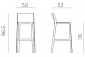 Комплект пластиковых барных стульев Nardi Trill Stool Set 2 стеклопластик агава Фото 2