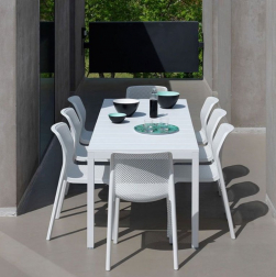 Стол пластиковый обеденный Cube 120x70