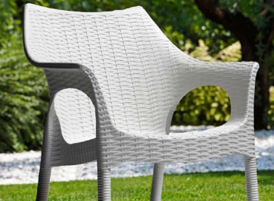Кресло пластиковое Scab Design Olimpia Trend алюминий, полипропилен лен Фото 3