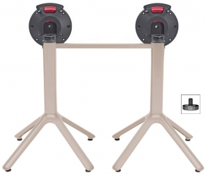 Подстолье двойное металлическое складное-thumbs-Фото1