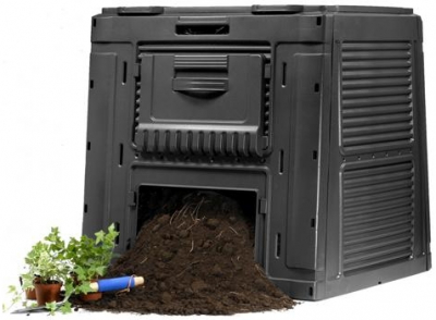 Компостер Keter E-composter (без основания) полипропилен черный Фото 1