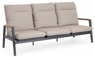 Диван трехместный плетеный с подушками-thumbs-Фото1