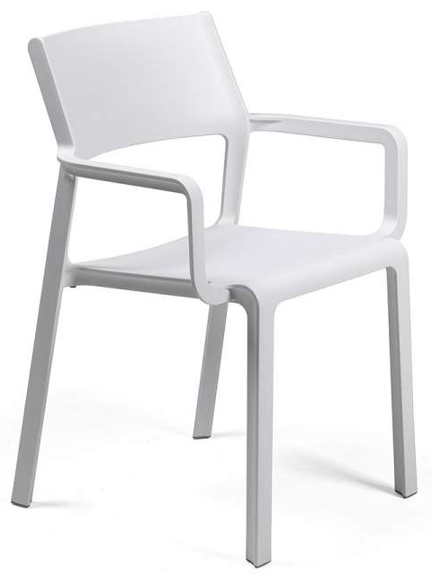 Кресло пластиковое Trill Armchair, белый