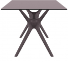 Стол пластиковый Siesta Contract Ibiza Table 180 пластик, ламинат HPL коричневый Фото 6