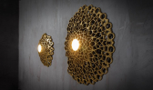 Светильник дизайнерский Karman Notredame Ceiling/Wall Lamp технополимер золотой Фото 5