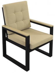 Кресло металлическое с подушками-thumbs-Фото1