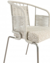 Кресло плетеное Rever Pietrasanta Plus сталь, роуп, ткань Фото 5