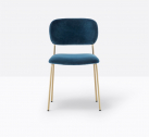 Стул с обивкой PEDRALI Jazz сталь, ткань античная латунь, синий Фото 9