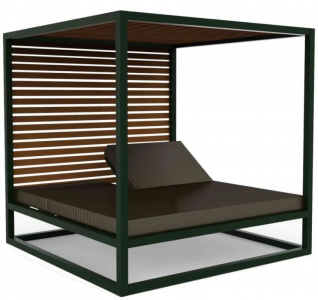 Шатер металлический с лежаками и навесом ReeHouse Bellini алюминий, полиэстер Фото 1