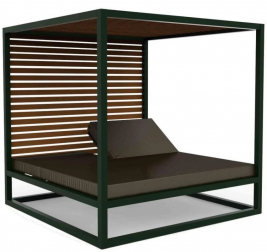 Шатер металлический с лежаками и навесом-thumbs-Фото1